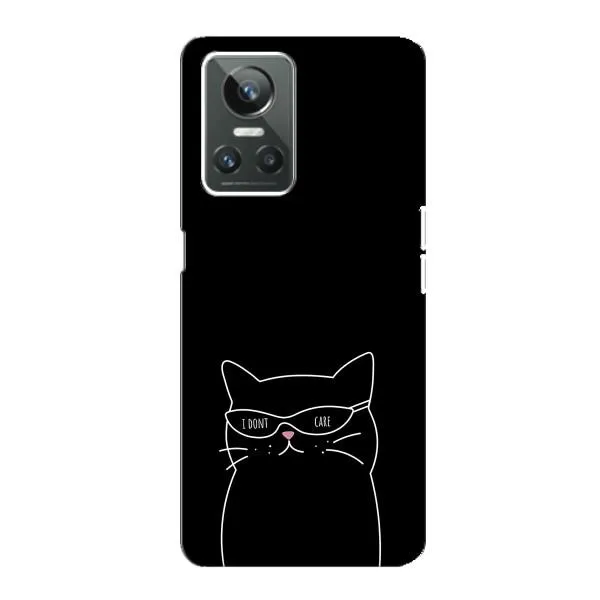 Чехол с принтом «Равнодушный кот» для Realme GT Neo 3 Чехол с принтом «Равнодушный кот» для Realme GT Neo 3