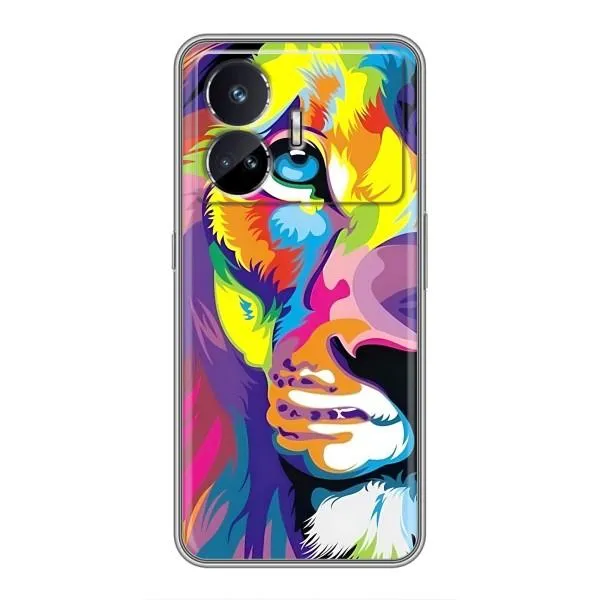 Чехол с принтом «Яркий Лев» для Realme GT Neo 5