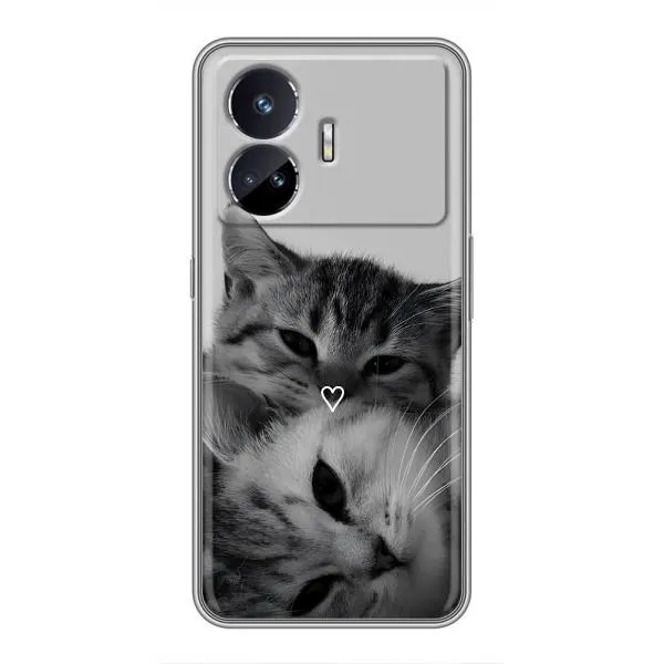 Чехол с принтом «Пара котов» для Realme GT Neo 5