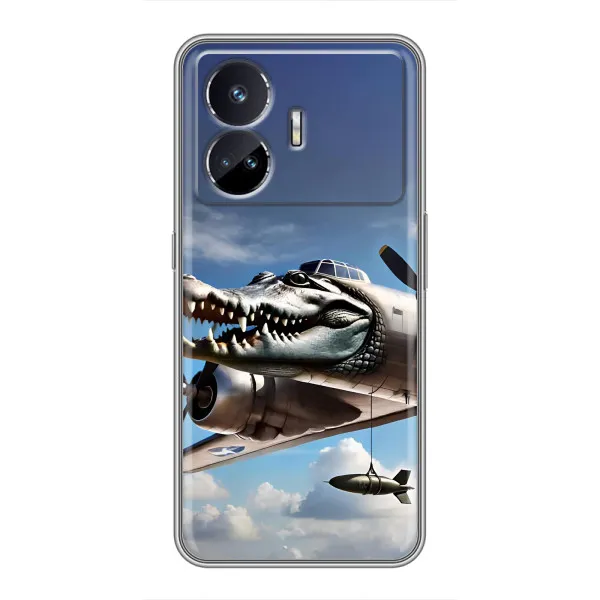 Чехол с принтом «Бомбардиро крокодило» для Realme GT Neo 5 Чехол с принтом «Бомбардиро крокодило» для Realme GT Neo 5