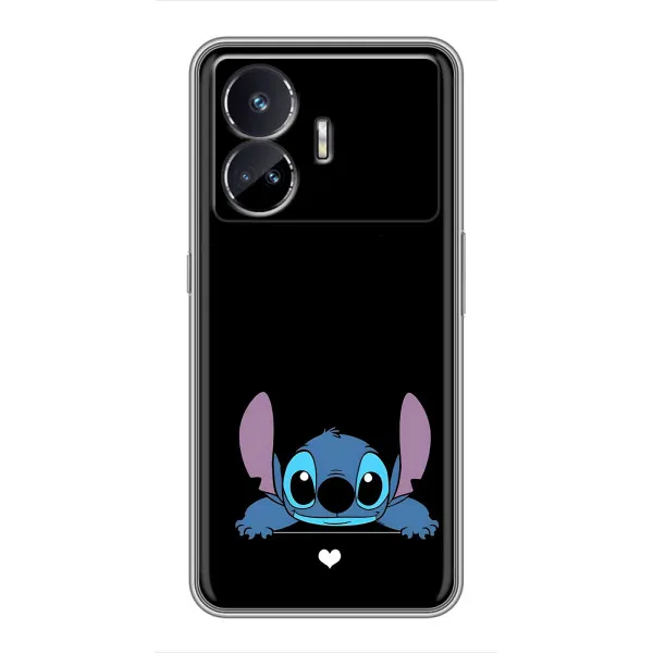 Чехол с принтом «Стич на черном» для Realme GT Neo 5 Чехол с принтом «Стич на черном» для Realme GT Neo 5