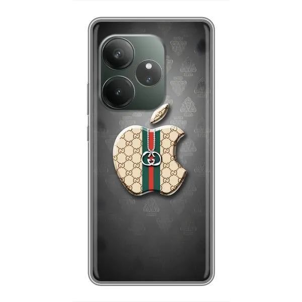 Чехол с принтом «Apple gucci» для Realme GT Neo 6 SE Чехол с принтом «Apple gucci» для Realme GT Neo 6 SE