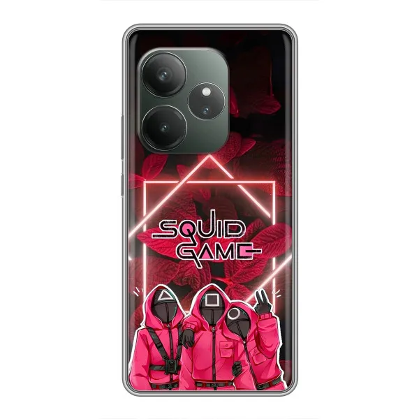 Чохол з принтом «Охоронці Гра кальмара» для Realme GT Neo 6 SE Чохол з принтом «Охоронці Гра кальмара» для Realme GT Neo 6 SE