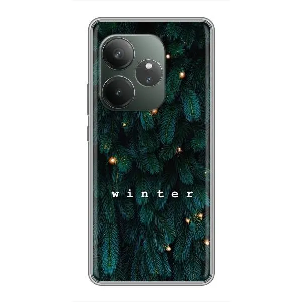 Чехол с принтом «Winter» для Realme GT Neo 6 SE