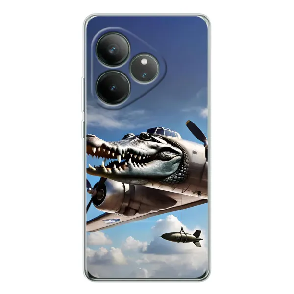 Чехол с принтом «Бомбардиро крокодило» для Realme GT Neo 6 Чехол с принтом «Бомбардиро крокодило» для Realme GT Neo 6