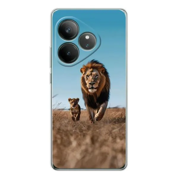 Чехол с принтом «Мусафа и Симба» для Realme GT Neo 7 Чехол с принтом «Мусафа и Симба» для Realme GT Neo 7