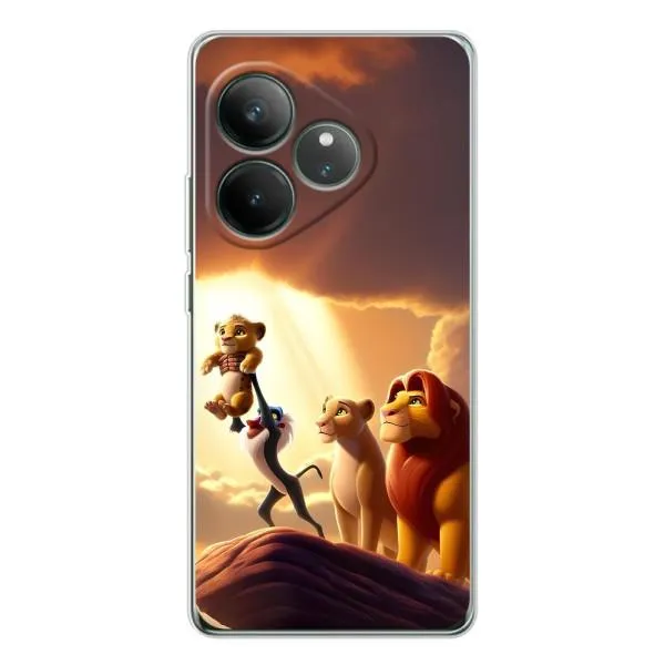 Чехол с принтом «Симба на презентации» для Realme GT Neo 7 Чехол с принтом «Симба на презентации» для Realme GT Neo 7