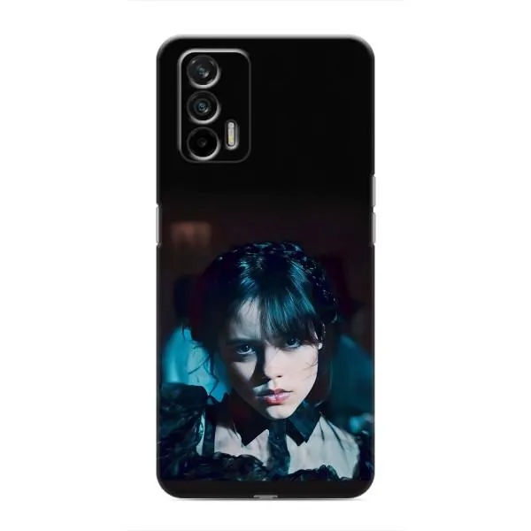 Чехол с принтом «взгляд Уэнздей» для Realme GT