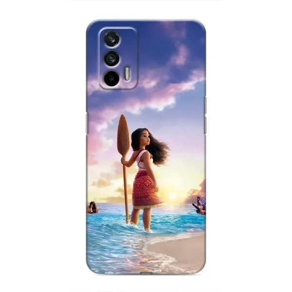 Чехол с принтом «Моана с веслом» для Realme GT Чехол с принтом «Моана с веслом» для Realme GT