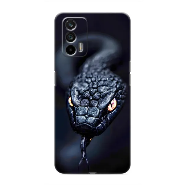 Чохол з принтом «Чорна змія» для Realme GT