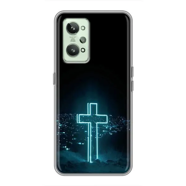 Чехол с принтом «Крест и город» для Realme GT2