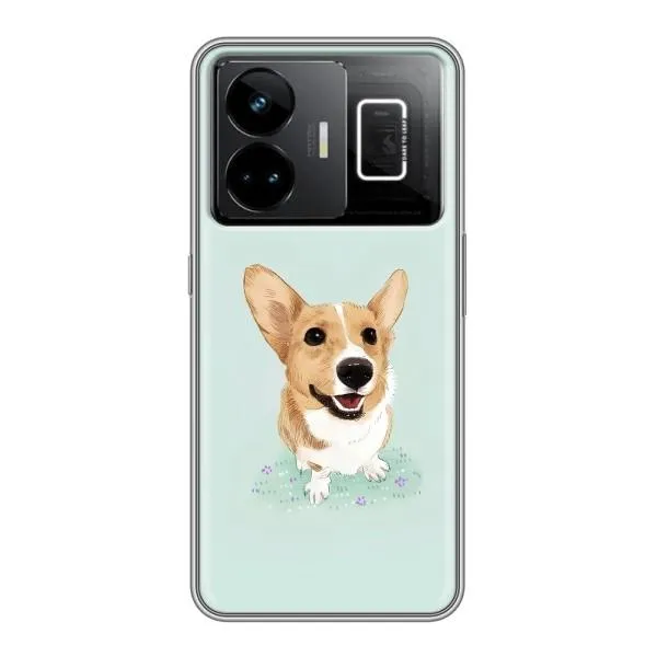 Чехол с принтом «Корги» для Realme GT3 Чехол с принтом «Корги» для Realme GT3
