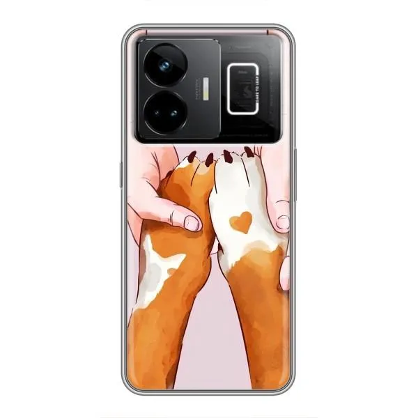 Чехол с принтом «Любовь к собакам» для Realme GT3 Чехол с принтом «Любовь к собакам» для Realme GT3