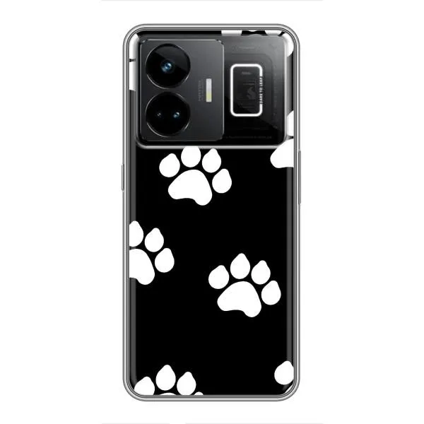Чехол с принтом «Следы собаки» для Realme GT3 Чехол с принтом «Следы собаки» для Realme GT3