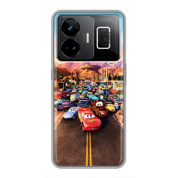 Чехол с принтом «Тачки на трассе» для Realme GT3 Чехол с принтом «Тачки на трассе» для Realme GT3