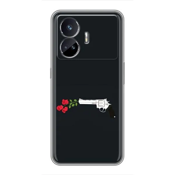 Чохол з принтом «Неочікувані квіти» для Realme GT5 Чохол з принтом «Неочікувані квіти» для Realme GT5