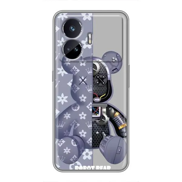 Чехол с принтом «Робот Мишка» для Realme GT5