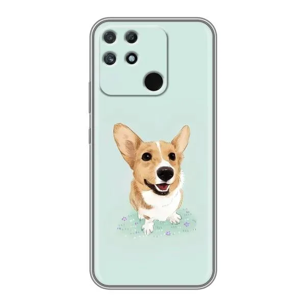 Чехол с принтом «Корги» для Realme NARZO 50A Чехол с принтом «Корги» для Realme NARZO 50A