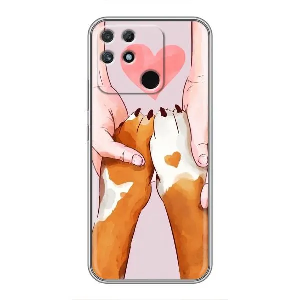 Чехол с принтом «Любовь к собакам» для Realme NARZO 50A Чехол с принтом «Любовь к собакам» для Realme NARZO 50A