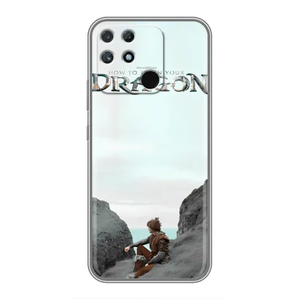 Чехол с принтом «Дракон лого» для Realme NARZO 50A Чехол с принтом «Дракон лого» для Realme NARZO 50A