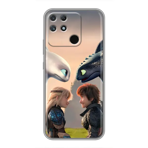 Чехол с принтом «Иккинг и Астрид» для Realme NARZO 50A Чехол с принтом «Иккинг и Астрид» для Realme NARZO 50A