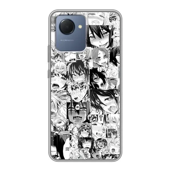 Чехол с принтом «Ahegao manga» для Realme NARZO 50i Prime