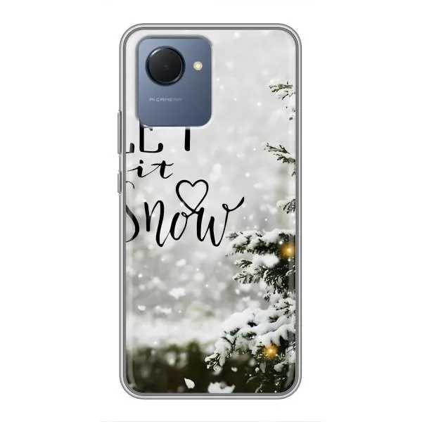 Чехол с принтом «Let it snow» для Realme NARZO 50i Prime