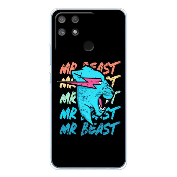 Чехол с принтом «logo Mr beast» для Realme NARZO 80 Lite 4G