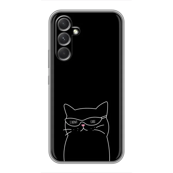 Чехол с принтом «Равнодушный кот» для Realme Narzo 80 Lite 5G