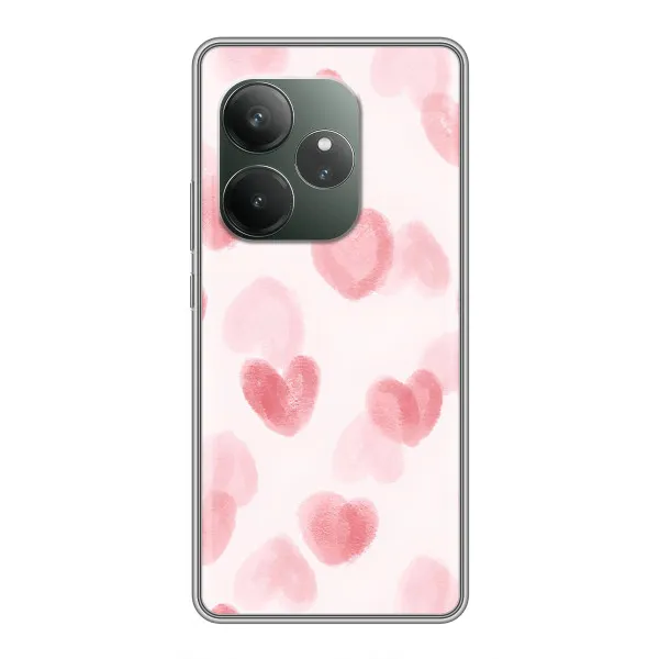 Чехол с принтом «Розовые сердечки» для Realme Narzo 90 Чехол с принтом «Розовые сердечки» для Realme Narzo 90