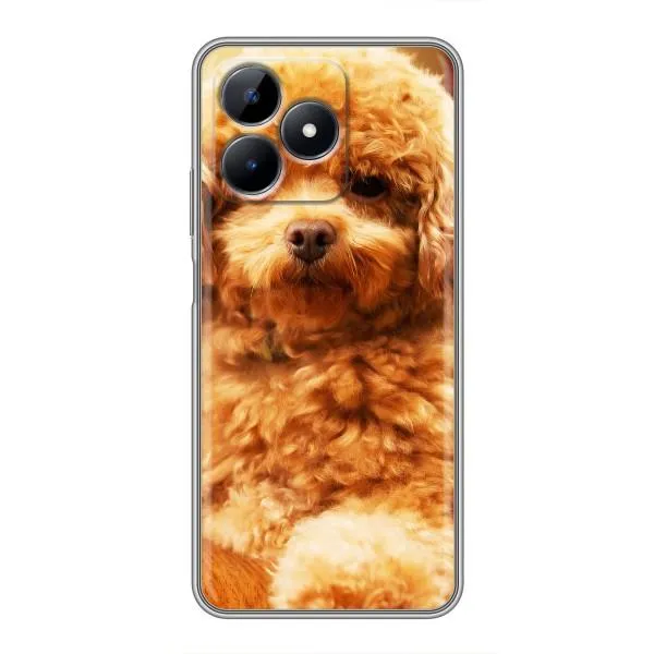 Чехол с принтом «Щенок Бишон» для Realme Note 50