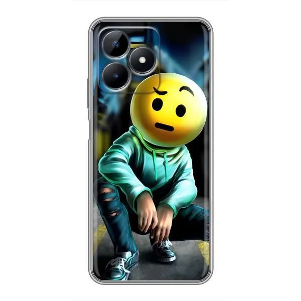 Чехол с принтом «Парень смайл» для Realme Note 50