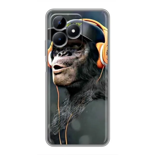 Чехол с принтом «В наушниках» для Realme Note 50 Чехол с принтом «В наушниках» для Realme Note 50