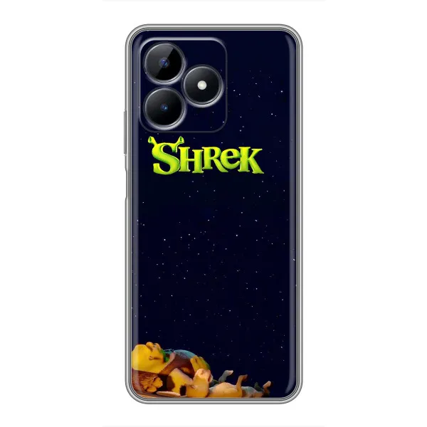 Чехол с принтом «Отдыхающий Шрек» для Realme Note 50