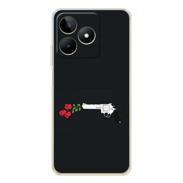 Чехол с принтом «Неожиданные цветы» для Realme Note 60