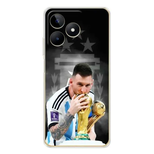 Чехол с принтом «Месси Чемпион» для Realme Note 60