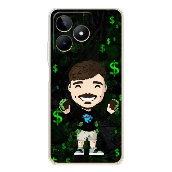 Чехол с принтом «Блогер Beast» для Realme Note 60
