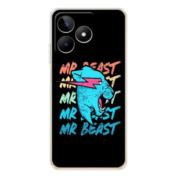 Чехол с принтом «logo Mr beast» для Realme Note 60