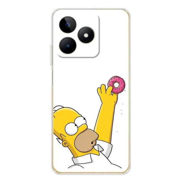 Чехол с принтом «Гомер с пончиком» для Realme Note 60 Чехол с принтом «Гомер с пончиком» для Realme Note 60