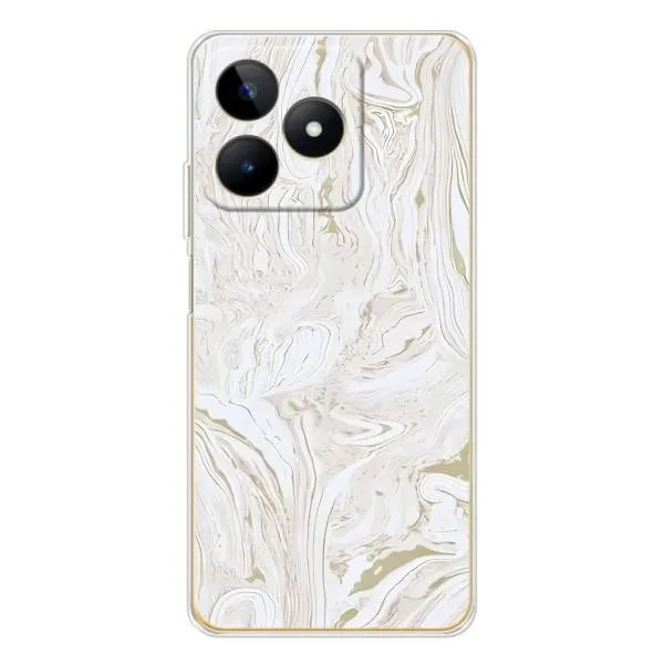 Чехол с принтом «Белый мрамор» для Realme Note 60