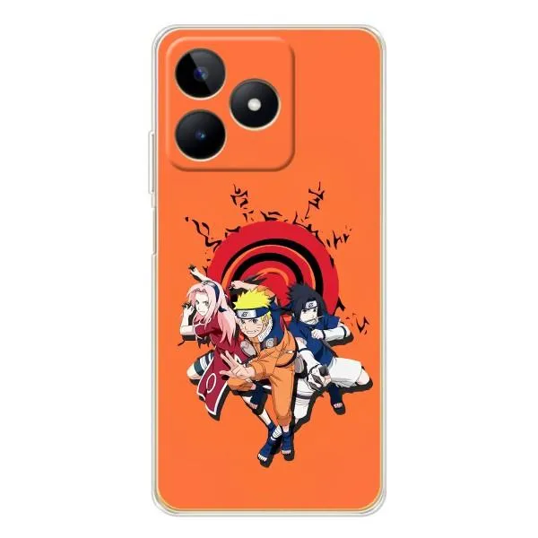 Чехол с принтом «команда Наруто» для Realme Note 60 Чехол с принтом «команда Наруто» для Realme Note 60