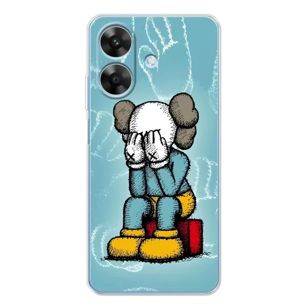 Чехол с принтом «Плач Bearbrick» для Realme Note 60x