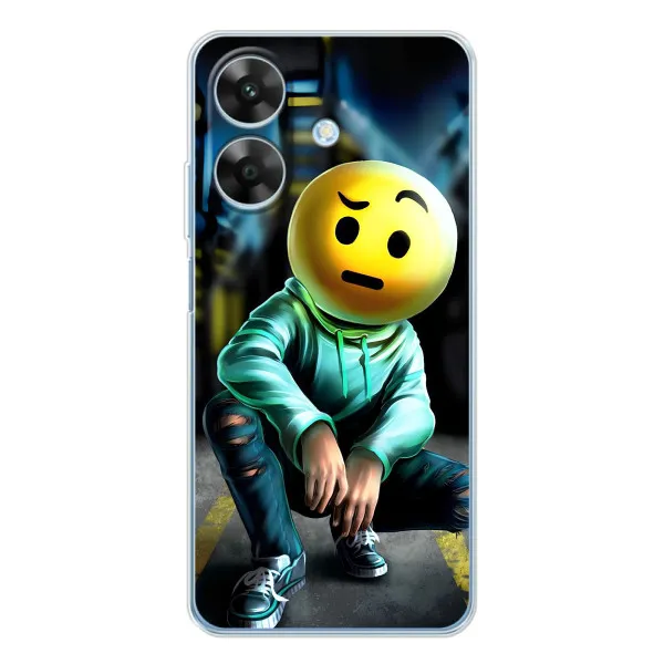 Чехол с принтом «Парень смайл» для Realme Note 60x