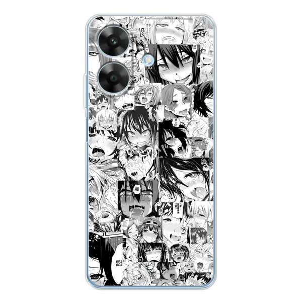 Чехол с принтом «Ahegao manga» для Realme Note 60x