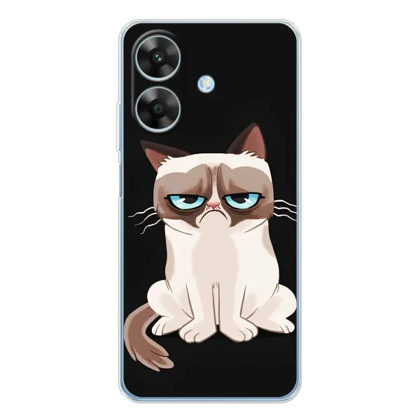 Чехол с принтом «Грустный кот» для Realme Note 60x