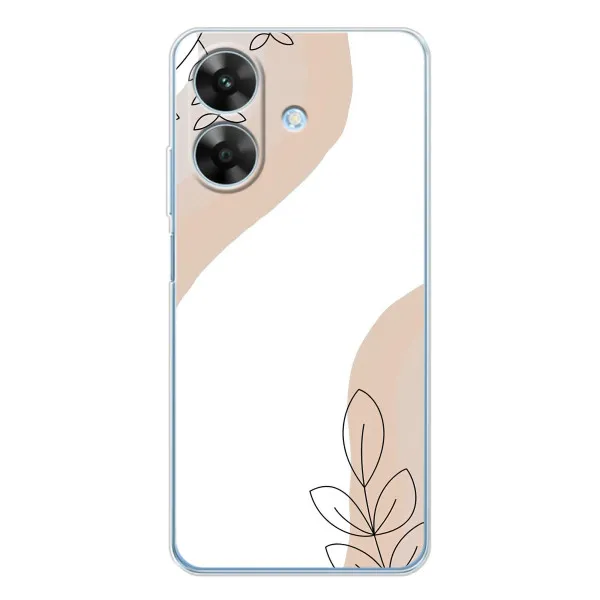 Чехол с принтом «Нюдовая веточка абстракция» для Realme Note 60x Чехол с принтом «Нюдовая веточка абстракция» для Realme Note 60x