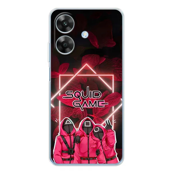 Чехол с принтом «Охранники Игра кальмара» для Realme Note 60x Чехол с принтом «Охранники Игра кальмара» для Realme Note 60x