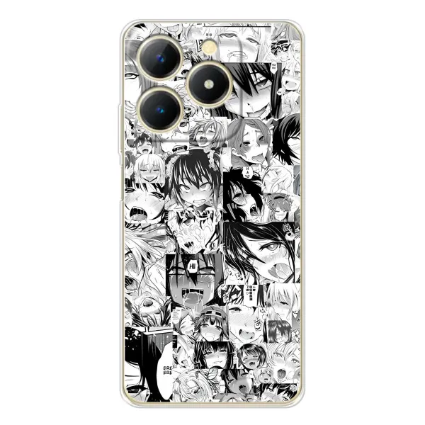 Чехол с принтом «Ahegao manga» для Realme Note 70T