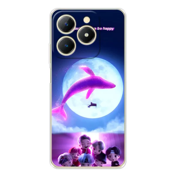 Чохол з принтом «КИТ BTS» для Realme Note 70T