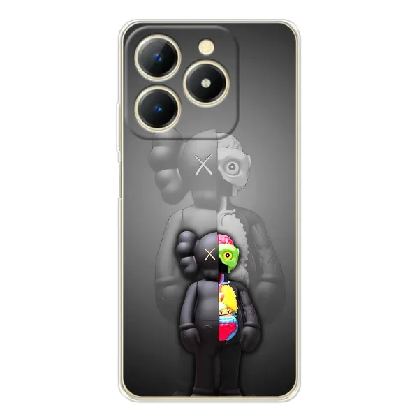 Чехол с принтом «Тело Bearbrick» для Realme Note 70T